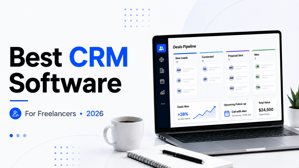 Best CRM software for freelancers in 2026